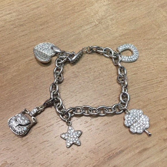 Silver charm bracelet - Picture 1 of 6